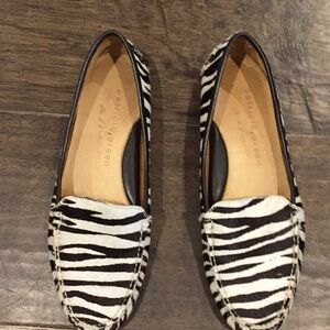 Patricia Green Zebra Loafers